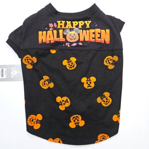 DisneyParks Disney Pets Happy Halloween Mickey & Minnie Spirit Jersey Size L NWT - Picture 1 of 3